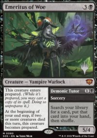 Emeritus of Woe - Planeswalker symbol stamped promos