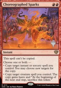 Choreographed Sparks - Planeswalker symbol stamped promos