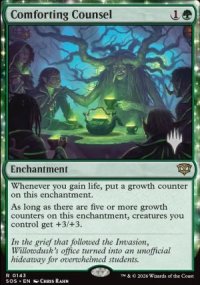 Comforting Counsel - Planeswalker symbol stamped promos