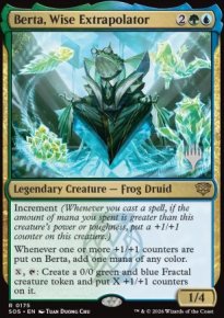 Berta, Wise Extrapolator - Planeswalker symbol stamped promos
