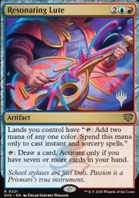 Resonating Lute - Planeswalker symbol stamped promos