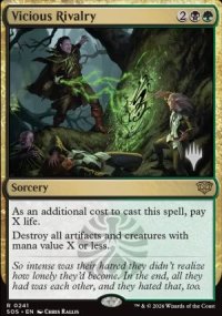 Vicious Rivalry - Planeswalker symbol stamped promos