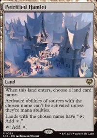 Petrified Hamlet - Planeswalker symbol stamped promos