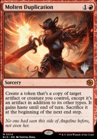 Molten Duplication - Planeswalker symbol stamped promos