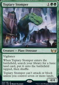 Topiary Stomper - Planeswalker symbol stamped promos