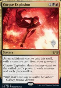 Corpse Explosion - Planeswalker symbol stamped promos