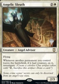 Angelic Sleuth - Planeswalker symbol stamped promos