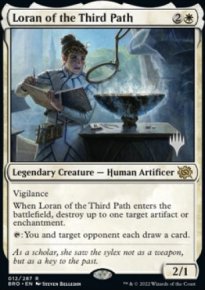 Loran of the Third Path - Planeswalker symbol stamped promos