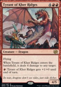 Tyrant of Kher Ridges - Planeswalker symbol stamped promos