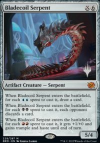 Bladecoil Serpent - Planeswalker symbol stamped promos