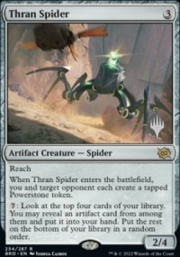 Thran Spider - Planeswalker symbol stamped promos
