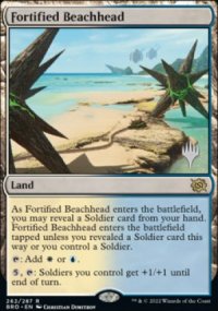 Fortified Beachhead - Planeswalker symbol stamped promos