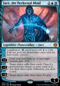 Jace, the Perfected Mind - Planeswalker symbol stamped promos