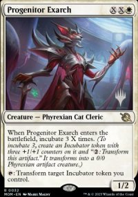 Progenitor Exarch - Planeswalker symbol stamped promos