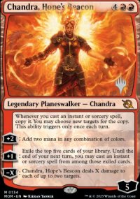 Chandra, Hope's Beacon - Planeswalker symbol stamped promos