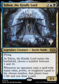 Talion, the Kindly Lord - Planeswalker symbol stamped promos
