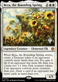 Beza, the Bounding Spring - Planeswalker symbol stamped promos