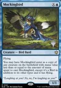 Mockingbird - Planeswalker symbol stamped promos