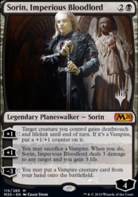 Sorin, Imperious Bloodlord - Planeswalker symbol stamped promos