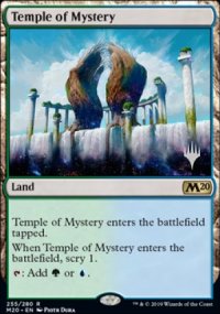 Temple of Mystery - Planeswalker symbol stamped promos