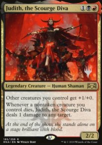 Judith, the Scourge Diva - Planeswalker symbol stamped promos