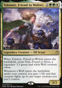 Tolsimir, Friend to Wolves - Planeswalker symbol stamped promos