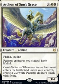 Archon of Sun's Grace - Planeswalker symbol stamped promos