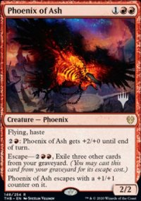 Phoenix of Ash - Planeswalker symbol stamped promos