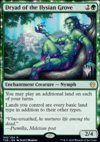 Dryad of the Ilysian Grove - Planeswalker symbol stamped promos