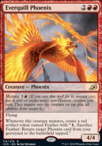 Everquill Phoenix - Planeswalker symbol stamped promos