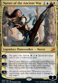 Narset of the Ancient Way - Planeswalker symbol stamped promos