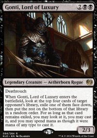 Gonti, Lord of Luxury - Planeswalker symbol stamped promos