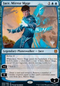 Jace, Mirror Mage - Planeswalker symbol stamped promos