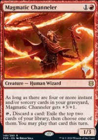Magmatic Channeler - Planeswalker symbol stamped promos