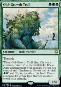 Old-Growth Troll - Planeswalker symbol stamped promos