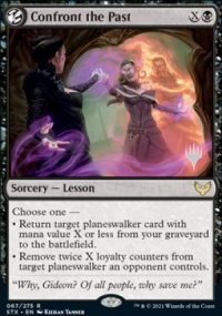 Confront the Past - Planeswalker symbol stamped promos