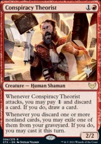 Conspiracy Theorist - Planeswalker symbol stamped promos