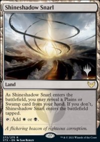 Shineshadow Snarl - Planeswalker symbol stamped promos