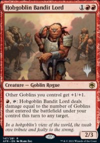Hobgoblin Bandit Lord - Planeswalker symbol stamped promos
