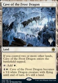 Cave of the Frost Dragon - Planeswalker symbol stamped promos