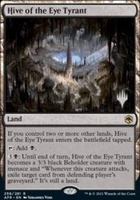Hive of the Eye Tyrant - Planeswalker symbol stamped promos