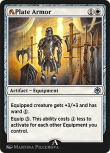 Plate Armor (Rebalanced) - MTG Arena: Rebalanced Cards
