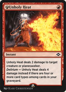Unholy Heat (Rebalanced) - MTG Arena: Rebalanced Cards