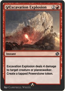 A-Excavation Explosion - MTG Arena: Rebalanced Cards