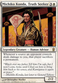 Michiko Konda, Truth Seeker - Saviors of Kamigawa