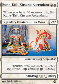 Rune-Tail, Kitsune Ascendant - Saviors of Kamigawa