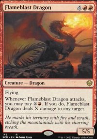 Flameblast Dragon - Starter Commander Decks