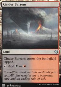 Cinder Barrens - Starter Commander Decks