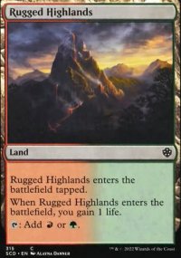 Rugged Highlands - Starter Commander Decks
