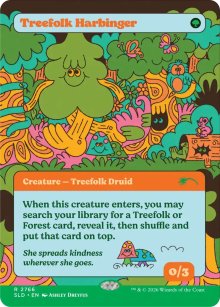 Treefolk Harbinger - Secret Lair
